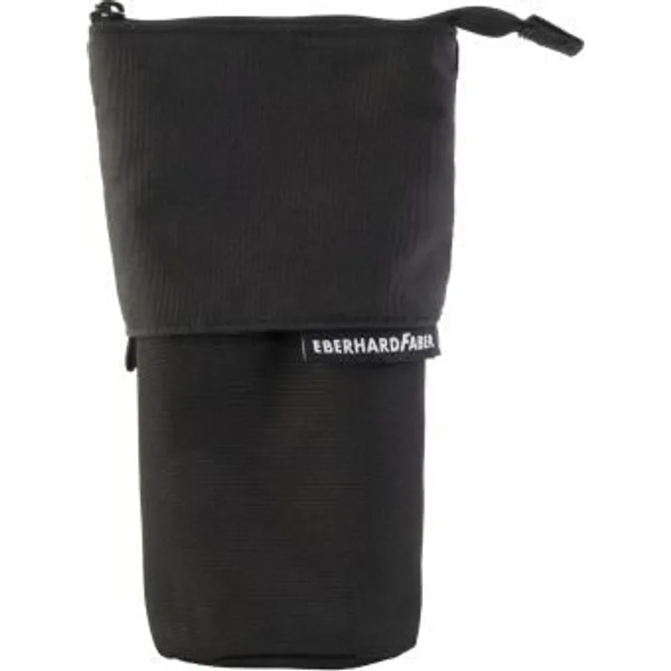 Eberhard Faber 577555 Schülereui, Köcher 2go Clever Pack, 8 teilig befüllt, Schwarz