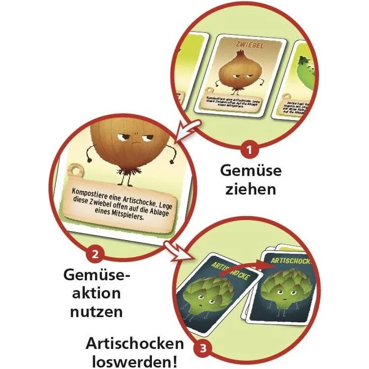 AMIGO 02105 Artischocken Kartenspiel