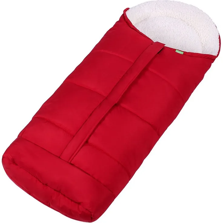 LULANDO Fußsack Winterfußsack Babyfußsack Kuschelsack. Angenehm weicher Baby Fußsack aus robustem, wasserabweisendem Außenbezug und kuscheligem Kunstpelz-Innenfutter für Kinderwagen und Buggy.