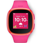 Vodafone 'V-Kids Band' Kinder-Smartwatch, inkl. Armbanduhr für Kinder, SIM-Slot und GPS, SOS-Taste, Wasserdicht gemäß IP67, Empfang von Sprachnachrichten, Ortungsmöglichkeit, pink