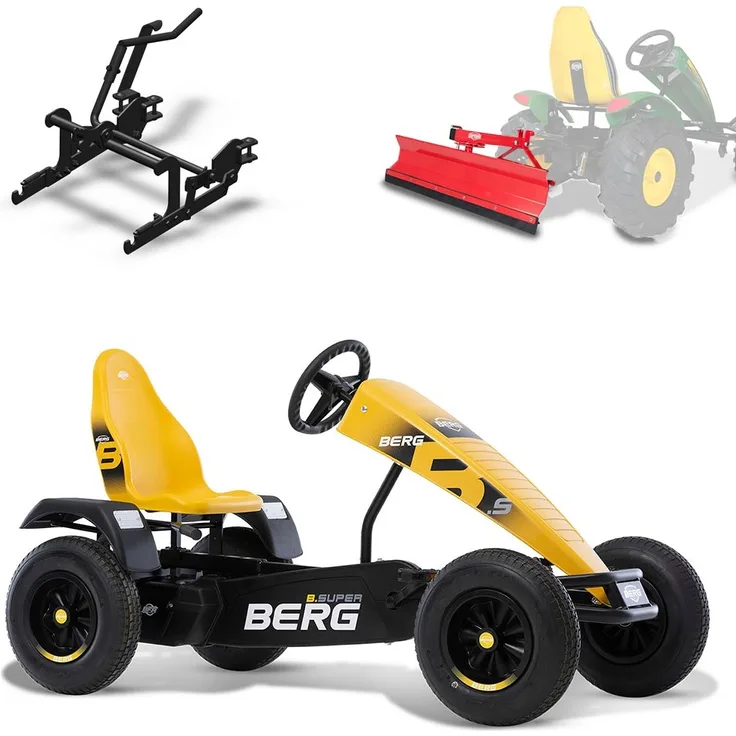 BERG Gokart B. Super Yellow BFR + HVR hinten + Schieber