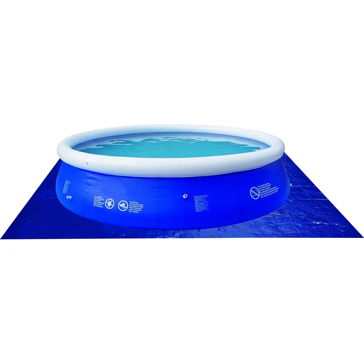 Jilong Pool Bodenplane 270x270 cm Bodenschutzplane Schutzplane Bodenfolie Schutzfolie gegen Poolboden Beschädigung, Unterlage für Pool Schwimmbecken Planschbecken Garten Schwimmbad