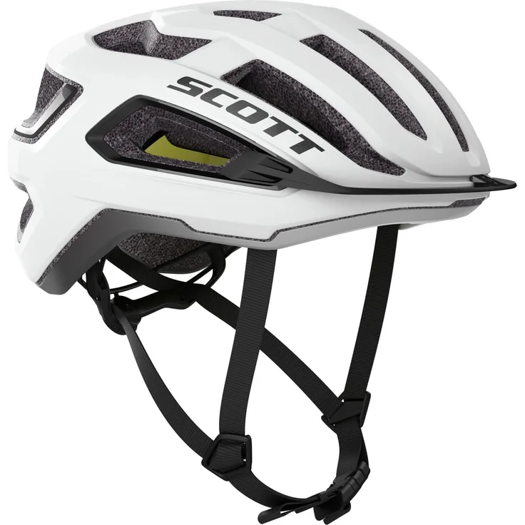 Scott Arx Plus Helmet White - Black, Größe S - Fahrradhelm, Farbe Weiß