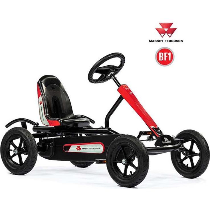 DINO CARS Kids Speedy BF1 Massey Ferguson schwarz/rot Gokart