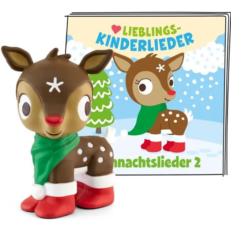 Tonies Lieblings-Kinderlieder 'Weihnachtslieder 2 (Neuauflage 2022)', Hörfigur mit 67 Minuten Spielzeit, ab 3 Jahren