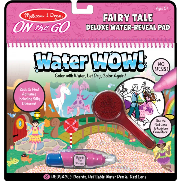 malbuch Water Wow - Fairy Tale Karton rosa