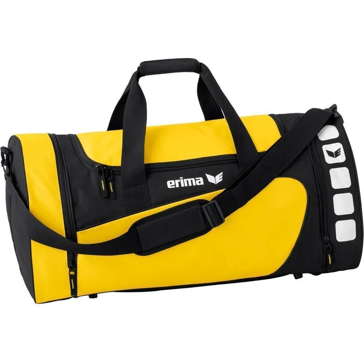 Erima Club 5 Sporttasche S 49Lx23Bx25H (28 Liter), gelb/schwarz - Preisvergleich – Bild 2