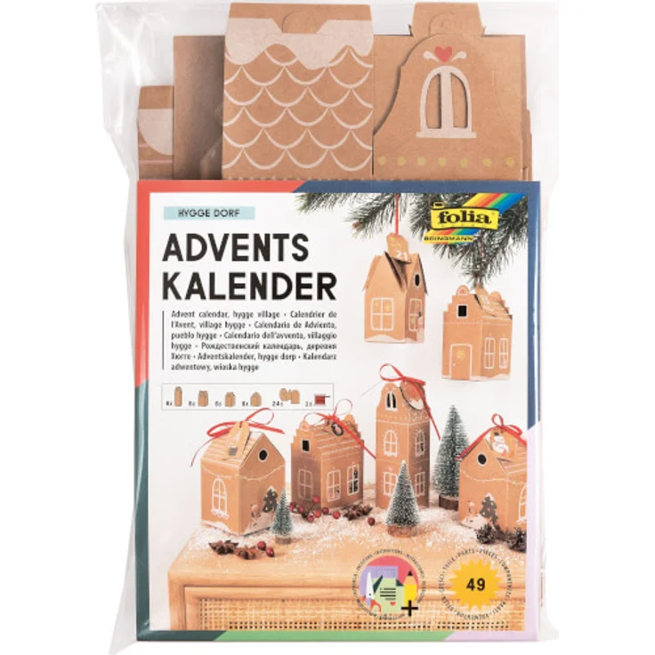 Adventskalender HYGGE DORF 49-teilig