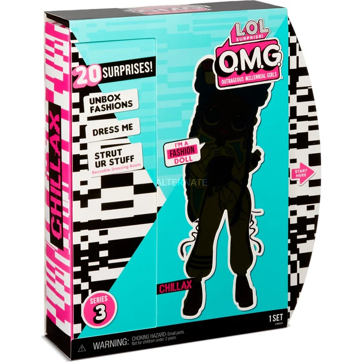 L.O.L. Surprise 'OMG Series 3 Chillax' Modepuppe, mit 20 Überraschungen, ab 6 Jahren – Bild 4