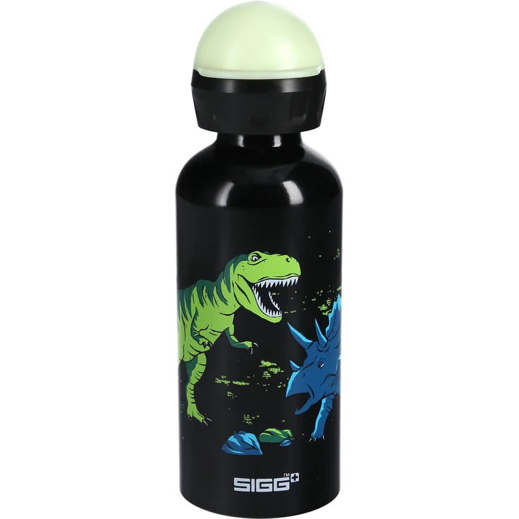 SIGG Trinkflasche Kids Bottles 0. 4 l Dinosaurier - Glow in the Dark – Bild 1