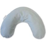 Theraline 'mittel' Nackenkissen mit Mikroperlenfüllung inkl. Bezug 'Punkte Grau'