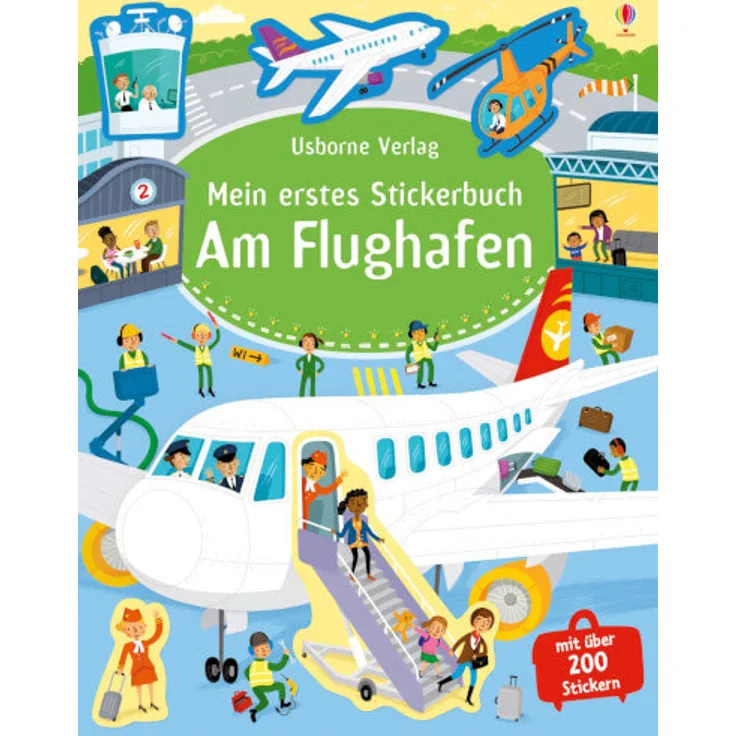 Mein erstes Stickerbuch: Am Flughafen