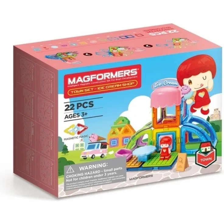 Magformers 717008 Eis-Truck 3 Jahr(e) Mehrfarbig Metall Kunststoff