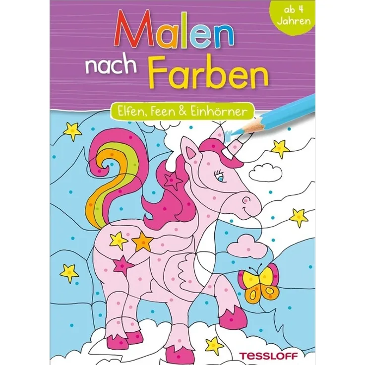 Malen nach farbe Elfen,Feen & Einhörner