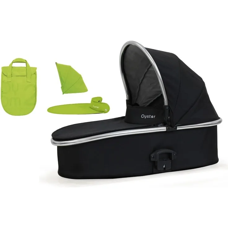 Oyster2 / Oyster Max Babywanne mit Farbpaket Schwarz/Grün
