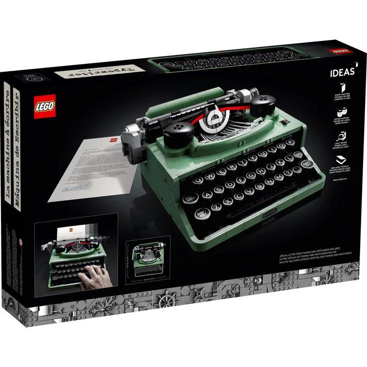 LEGO Ideas 21327 'Schreibmaschine', 2079 Teile, ab 18 Jahren – Bild 4