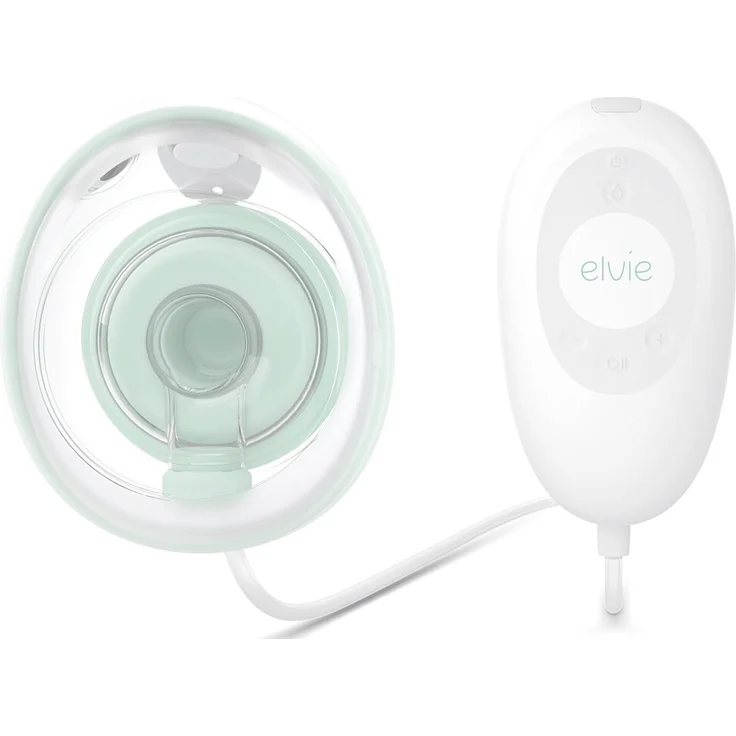 Elvie Stride Einzelne Elektrische Milchpumpe Weiß – Bild 2