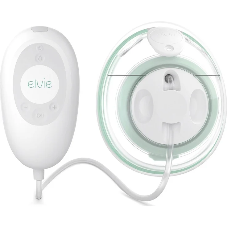 Elvie Stride Einzelne Elektrische Milchpumpe Weiß – Bild 1