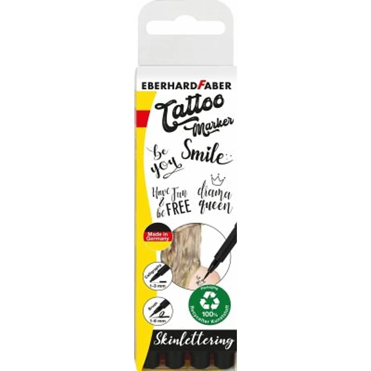 Ebehard Faber Tattoostifte Set Skinlettering 4er Set – Bild 1