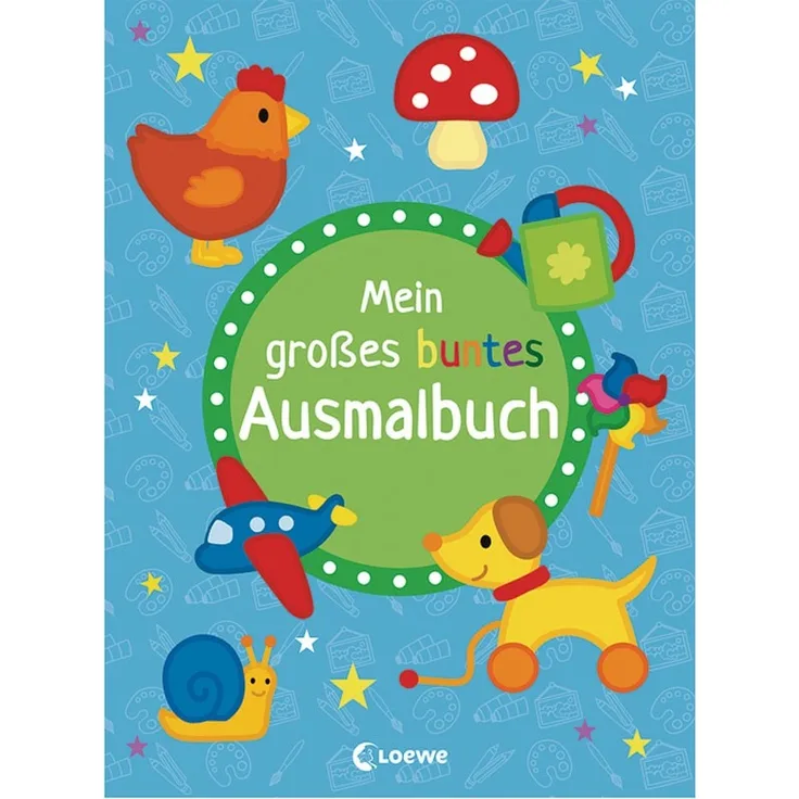 Mein großes buntes Ausmalbuch Hund