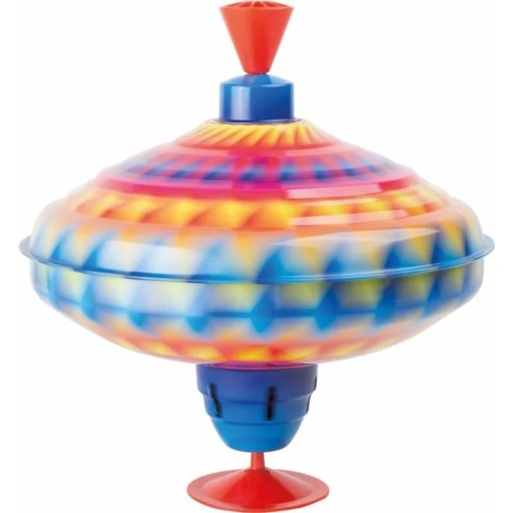 Small foot 10298 - Brummkreisel Kunterbunt, Kreisel, Blechspielzeug, Maße: 23x22cm – Bild 2