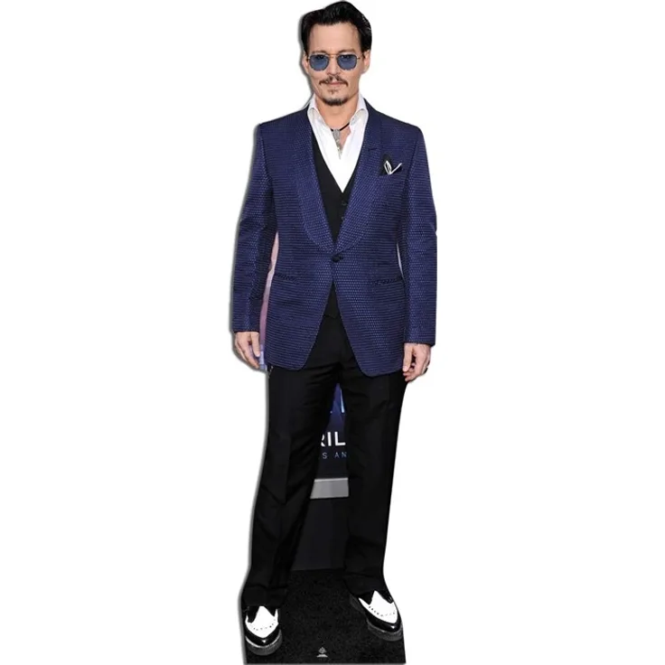 Celebrity Pappaufsteller (Stand Up) - Johnny Depp (186 cm)