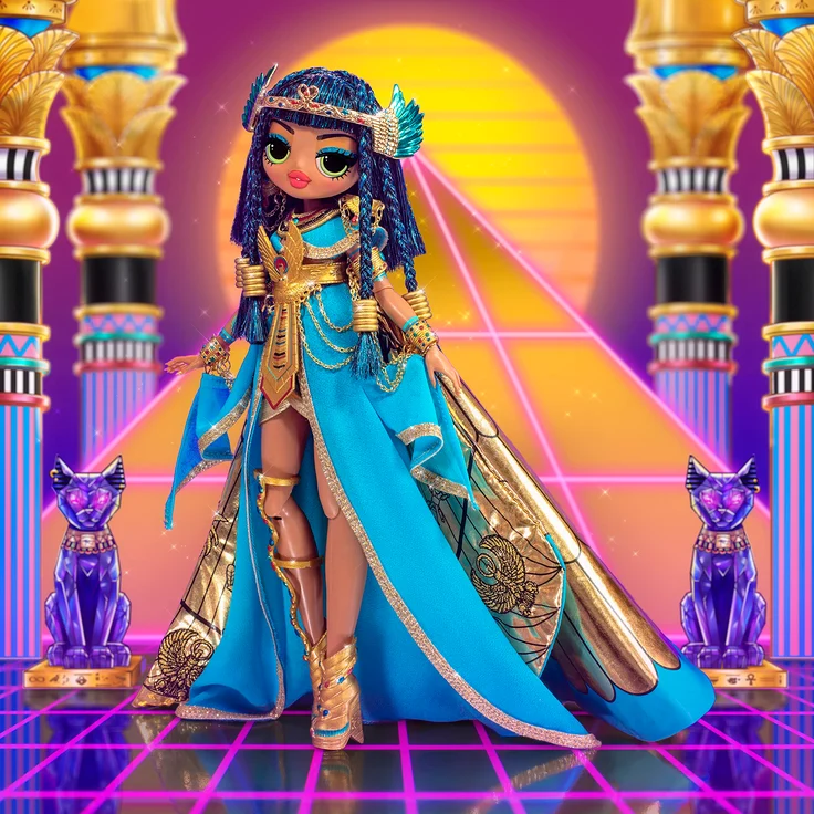 LOL Surprise OMG Fierce Limited Edition Premium Sammlerpuppe - Cleopatra - Überraschungen wie tolle Outfit und Mode-Accessoires - Mit Premium-Verpackung - Für Kinder ab 4 Jahren – Bild 1