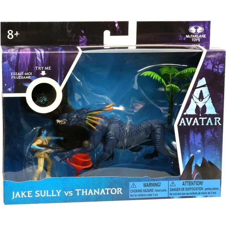 McFarlane BANDAI Avatar – Figuren Medium Deluxe Jake Sully & Thanator TM16376 – Bild 1