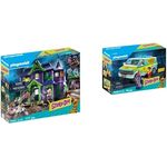 PLAYMOBIL 2er Set: 70361 SCOOBY-DOO! Abenteuer im Geisterhaus + 70286 SCOOBY-DOO! Mystery Machine