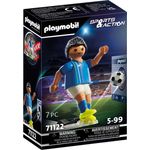Playmobil Sports & Action 71122 'Fußballspieler Italien', 7 Teile, ab 5 Jahren