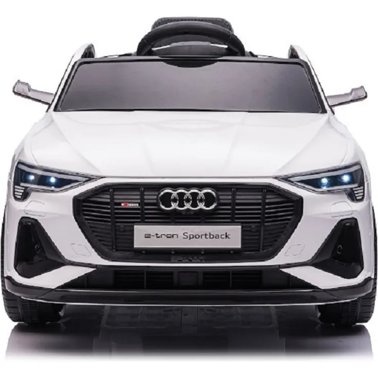 ES Toys 'Elektro Auto Audi E-Tron', max. belastbar bis 30 kg, 12V7AH Akku und 4 Motoren, 2,4Ghz, MP3, Leder, EVA, weiß - Preisvergleich