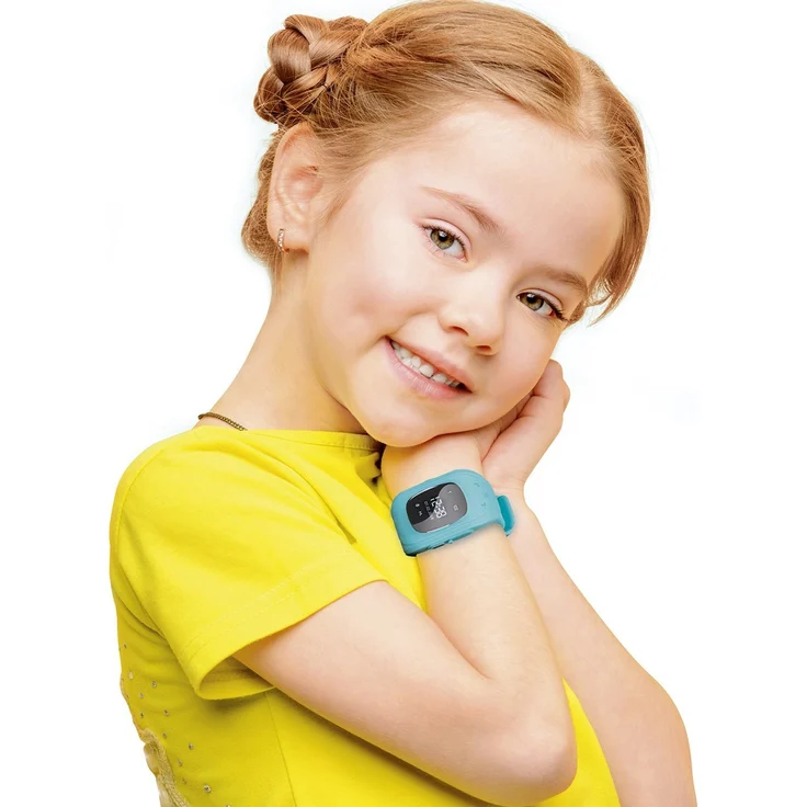 EASYmaxx Kinder Smart Watch Mit GPS Funktion | Smartwatch Für Jungen Und Mädchen Mit GPS, SOS Telefon, Standortlokalisierung, Tracker | Elektrisches Digital Armband Ohne Handy verwendbar (Blau) – Bild 5