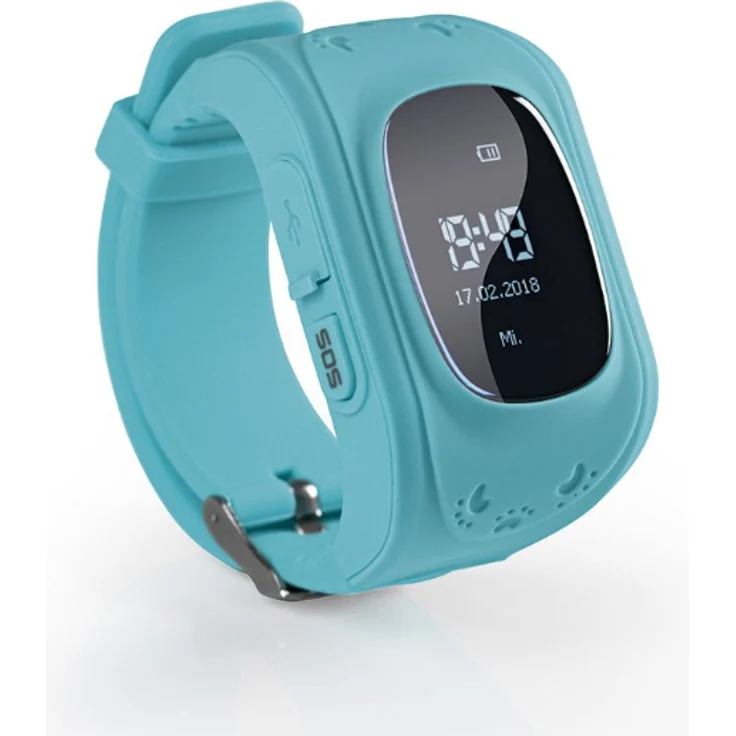 EASYmaxx Kinder Smart Watch Mit GPS Funktion | Smartwatch Für Jungen Und Mädchen Mit GPS, SOS Telefon, Standortlokalisierung, Tracker | Elektrisches Digital Armband Ohne Handy verwendbar (Blau) – Bild 2