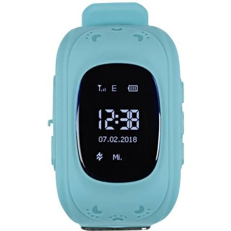 EASYmaxx Kinder Smart Watch Mit GPS Funktion | Smartwatch Für Jungen Und Mädchen Mit GPS, SOS Telefon, Standortlokalisierung, Tracker | Elektrisches Digital Armband Ohne Handy verwendbar (Blau) – Bild 1