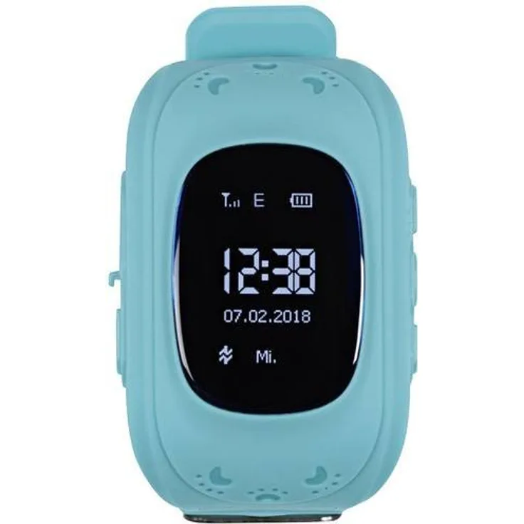 EASYmaxx Kinder Smart Watch Mit GPS Funktion | Smartwatch Für Jungen Und Mädchen Mit GPS, SOS Telefon, Standortlokalisierung, Tracker | Elektrisches Digital Armband Ohne Handy verwendbar (Blau)
