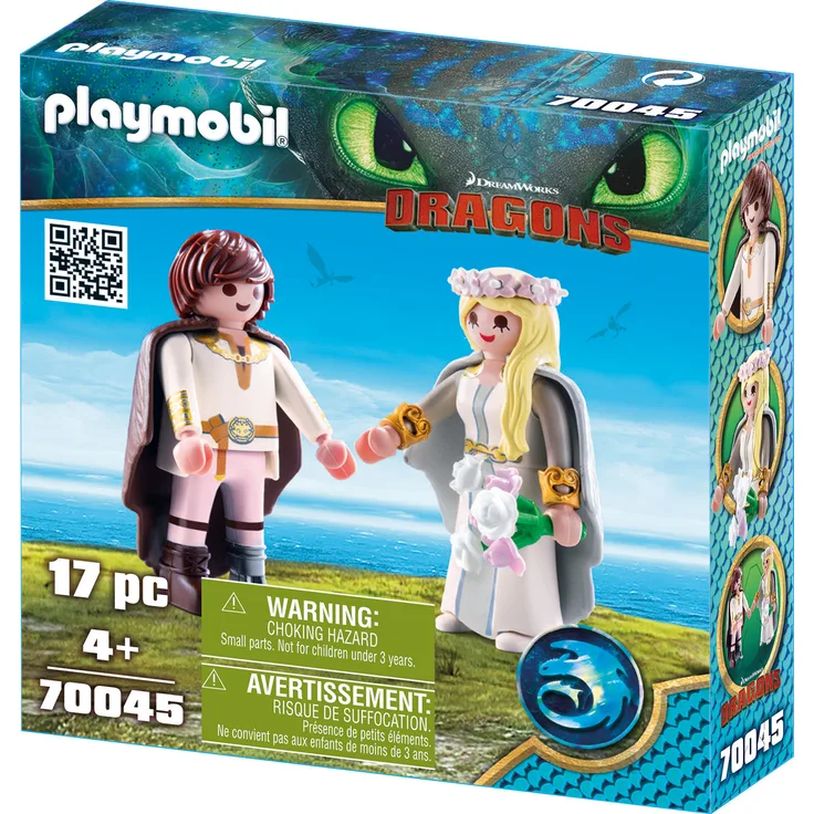 Playmobil Dragons 70045 'Astrid und Hicks', 17 Teile, ab 4 Jahren