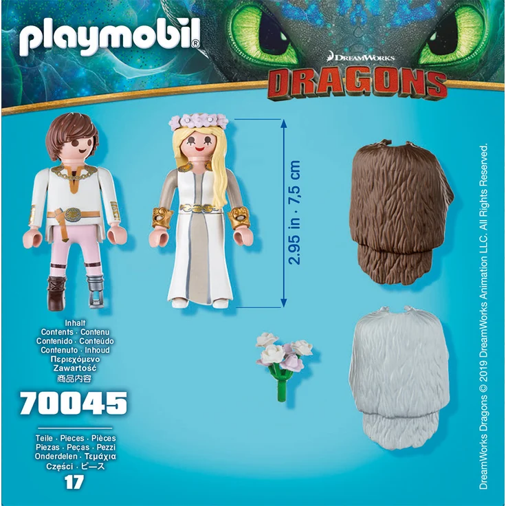 Playmobil Dragons 70045 'Astrid und Hicks', 17 Teile, ab 4 Jahren – Bild 3