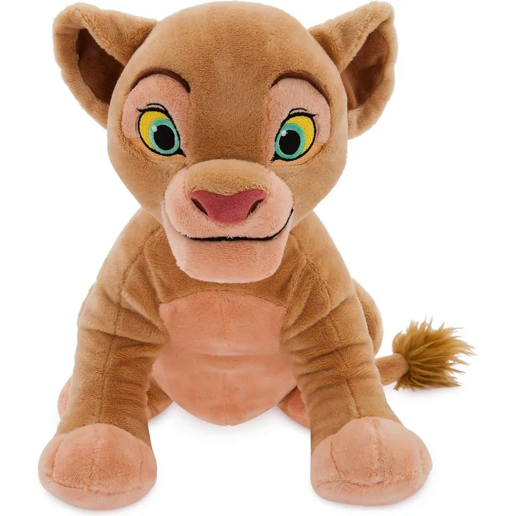 Disney Store Offizielles mittelgroßes Kuscheltier Nala, Der König der Löwen, 32 cm, Klassische Figur als Kuscheltier, kleine Löwin mit Stickereien und weicher Oberfläche