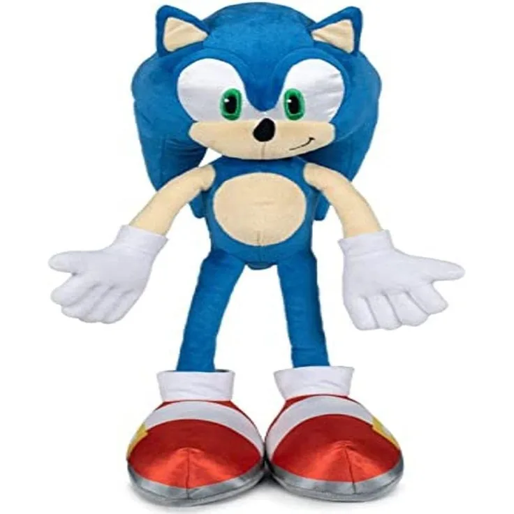 Play by Play Sonic The Hedgehog Plüschtier Sonic Der Igel 30 cm, Geburtstagsgeschenk (760020968), 76050019353, einzigartig