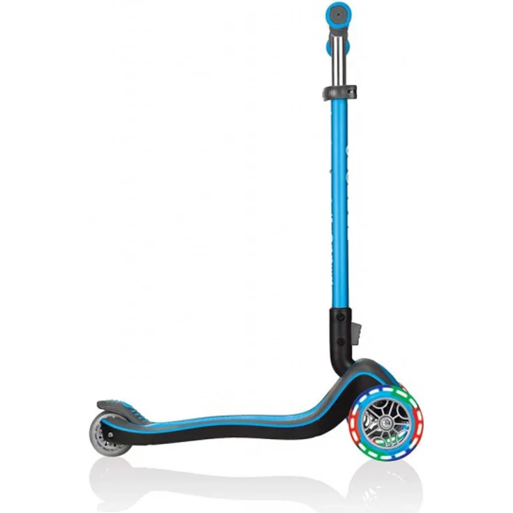 Scooter Globber Elite Lights Deluxe Blau mit Leuchtrollen – Bild 2