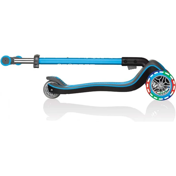 Scooter Globber Elite Lights Deluxe Blau mit Leuchtrollen – Bild 3