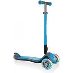 Scooter Globber Elite Lights Deluxe Blau mit Leuchtrollen