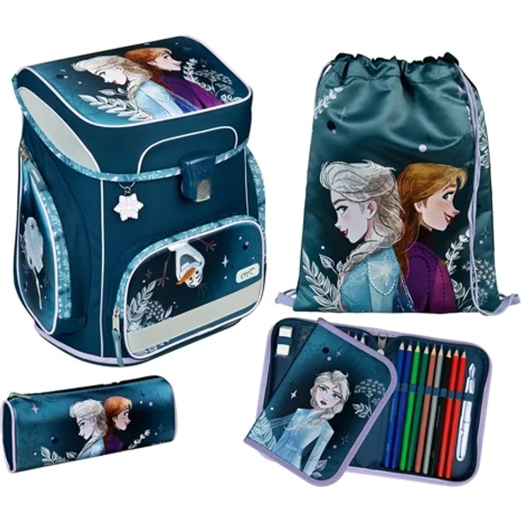 Scooli EasyFit Schulranzenset 5-tlg. Frozen