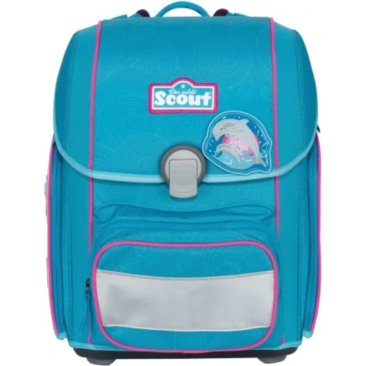 SCOUT Schulranzen Set GENIUS 4-teilig "Dolphins" - Preisvergleich