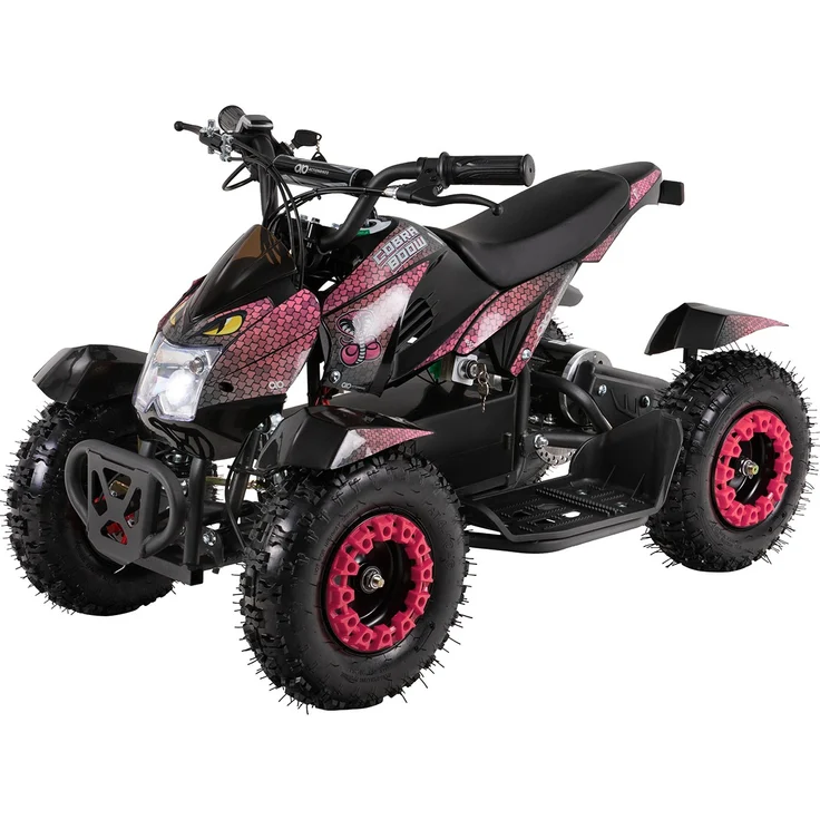Elektro-Kinderquad Cobra Pocket Mini Quad Kinder ATV Miniquad 800 Watt ab 5 J. (Pink/Schwarz) - Preisvergleich – Bild 1