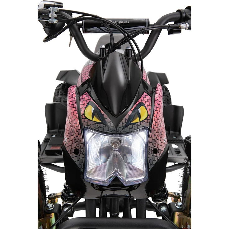 Elektro-Kinderquad Cobra Pocket Mini Quad Kinder ATV Miniquad 800 Watt ab 5 J. (Pink/Schwarz) - Preisvergleich – Bild 4
