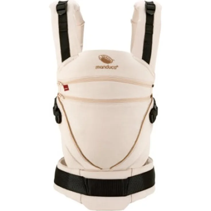 manduca Babytrage XT Cotton DenimPowder-Toffee