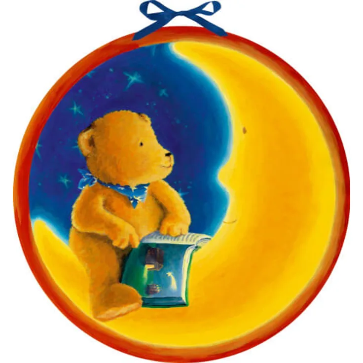 Der Mondbär im Weihnachtshimmel, Wand-Adventskalender