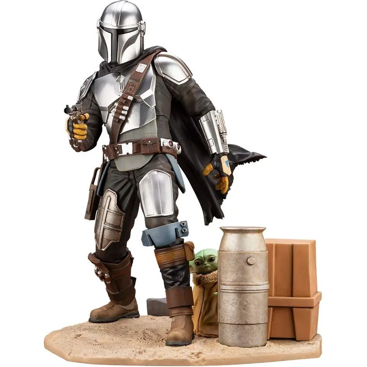 Kotobukiya Wars The Mandalorian ARTFX Statue 1 7 Mandalorian & The Child 26 cm SW178 Mehrfarbig