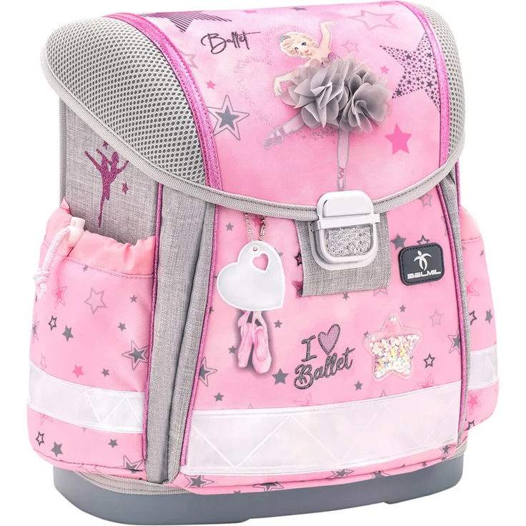 Classy Ballet Light Pink Schulranzen Set 4 tlg. mit Brustgurt für Mädchen – Bild 2